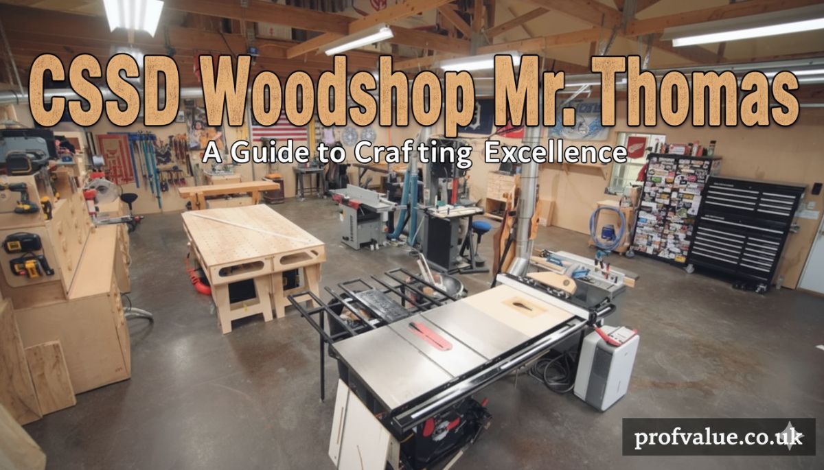 CCSD Woodshop Mr. Thomas A Guide to Crafting Excellence