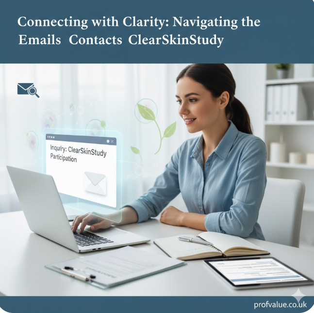 Connecting with Clarity: Navigating the Emails Contacts ClearSkinStudy